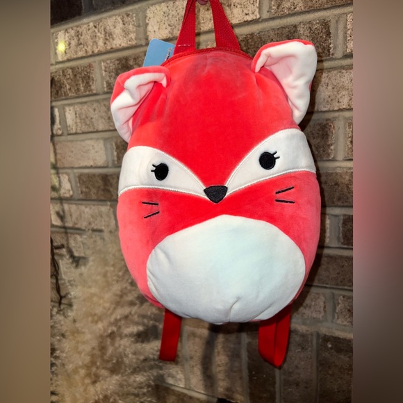 Squishmallow Fifi the Red Fox Mini Backpack - Picture 2 of 8